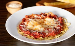 Order Baked Spaghetti food online from Pizza Factory store, Show Low on bringmethat.com