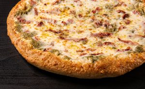 Order Pesto Sun-Dried Tomato & Garlic Pizza food online from Pizza Factory store, Show Low on bringmethat.com