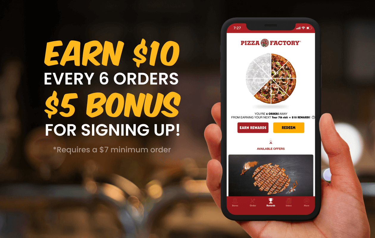 Pizza Factory Home Page